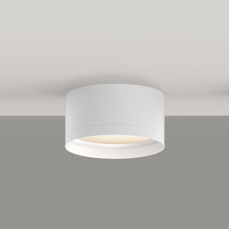Tech stropné svietidlo 3987/15 White, LED 18W 2370lm, CRI90 CL.I IP44, Integrated LED, 3000K-4000K Slide Switch, Microprismatic