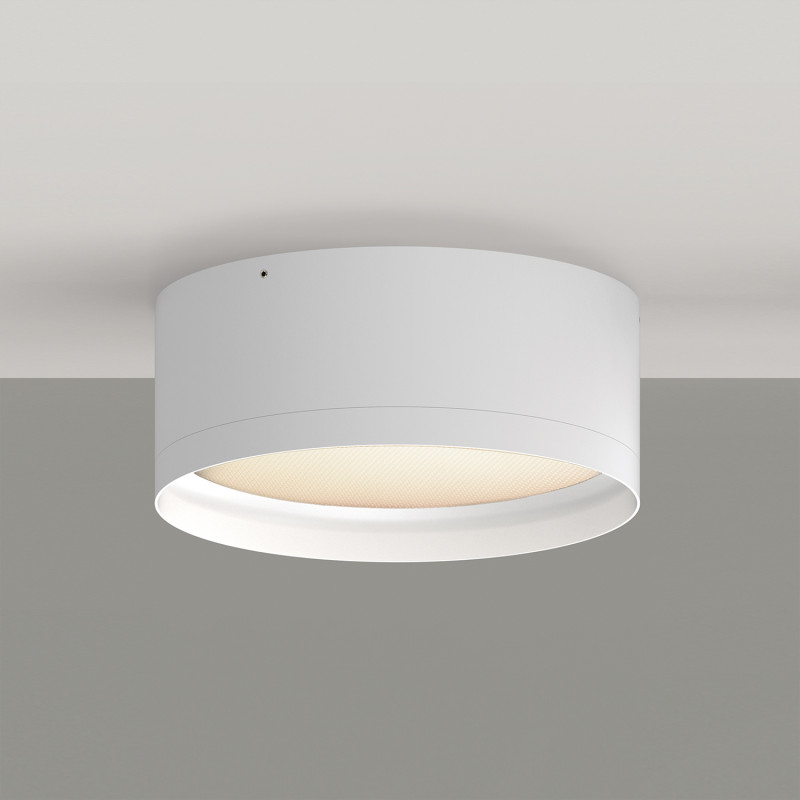 Tech stropné svietidlo 3987/20 White, LED 25W 3200lm, CRI90 CL.I IP44, Integrated LED, 3000K-4000K Slide Switch, Microprismatic