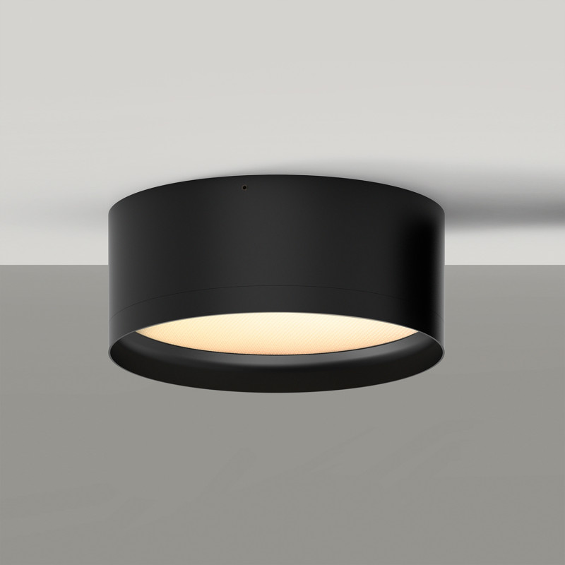 Tech stropné svietidlo 3987/20 Black, LED 25W 3200lm, CRI90 CL.I IP44, Integrated LED, 3000K-4000K Slide Switch, Dim. Triac, Mi