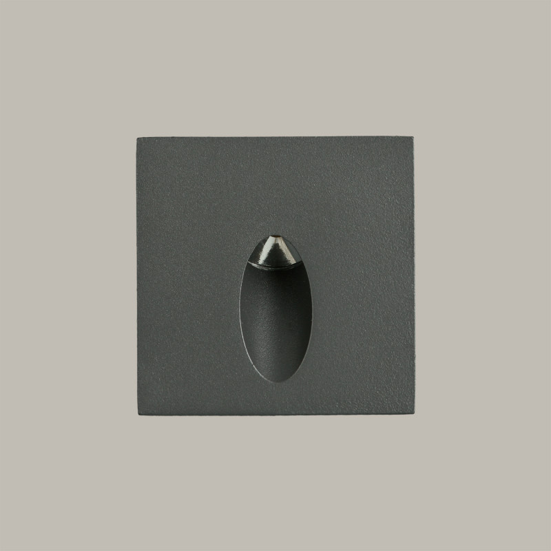 Virgo Recessed 2064 Anthracite, LED 3W 3000K 60lm, CRI90 CL.II IP65