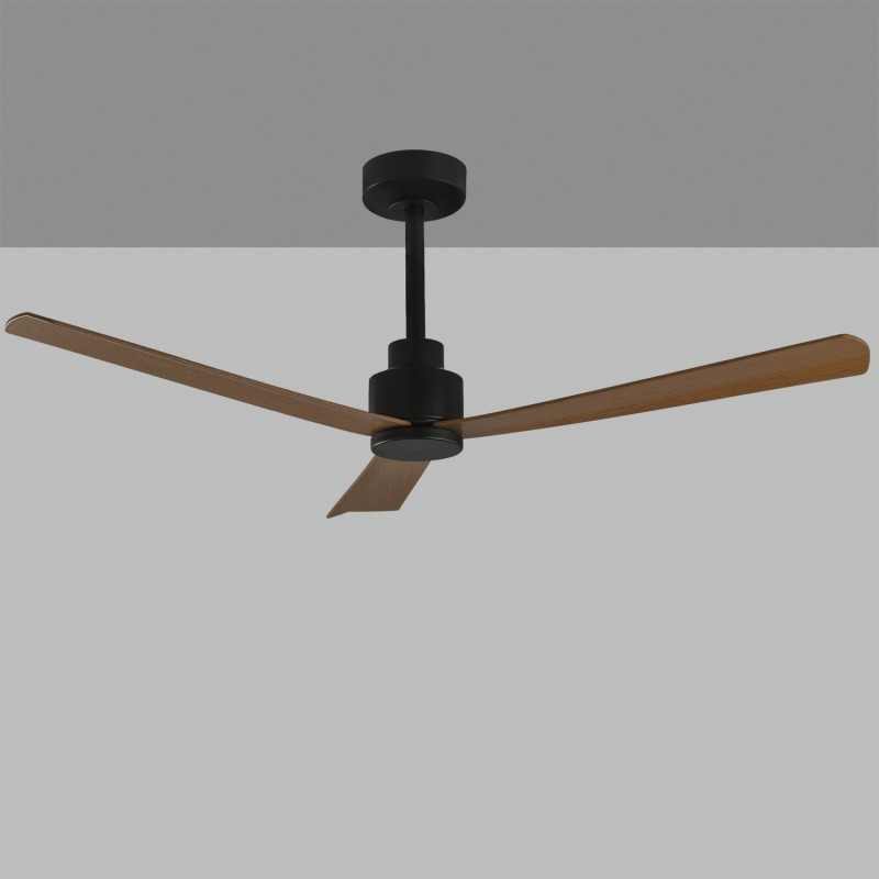 Gregal Ceiling Fan 2520/52 Black/Walnut, MOTOR DC 35W, CL.I, Remote control