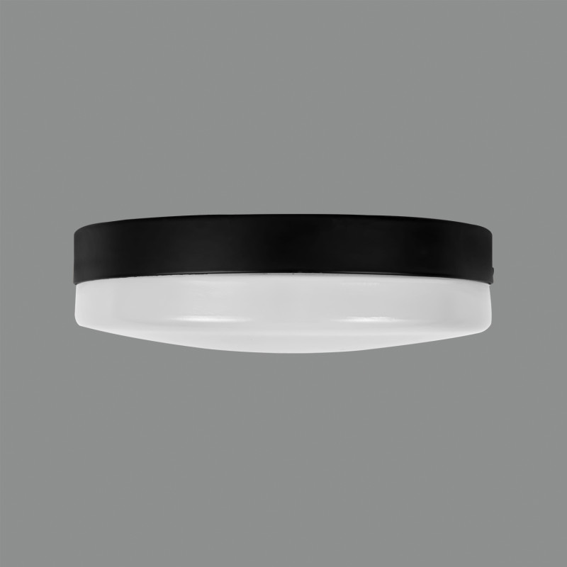 Rok Module Led 2518/52 Black/Opal, LED 18W 1200lm, CRI80 CL.II, Step dimmable Kelvin 3000-4000-6500, Dimmable intensity