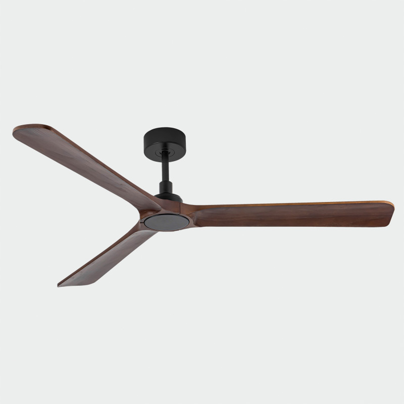 Rok Ceiling Fan 2518/52 Black/Walnut, MOTOR DC 32W, CL.I, Remote control