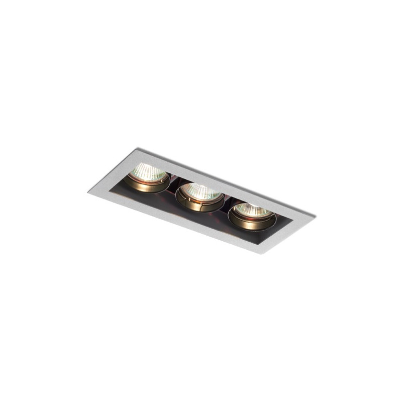 RENDL RENDL MONE III výklopná striebornosivá 12V GU5,3 3x50W R10218