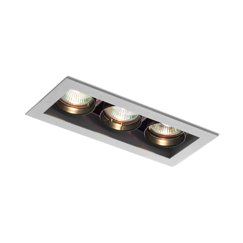 RENDL RENDL MONE III výklopná striebornosivá 12V GU5,3 3x50W R10218