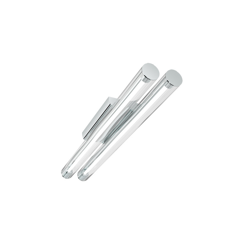 RENDL RENDL RIVIER stropní čiré sklo/chrom 230V G5 2x21W R10239