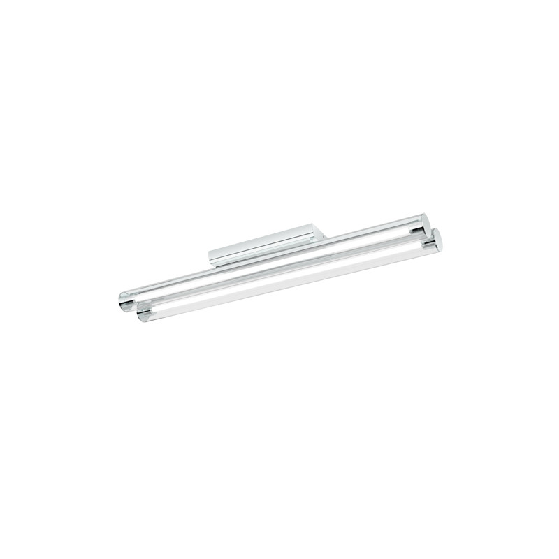 RENDL RENDL RIVIER stropní čiré sklo/chrom 230V G5 2x21W R10239