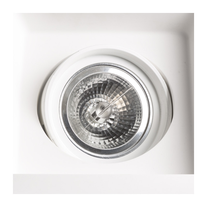 RENDL RENDL DINO SQ G53 náklopná sádrová 230V LED G53 15W R10272
