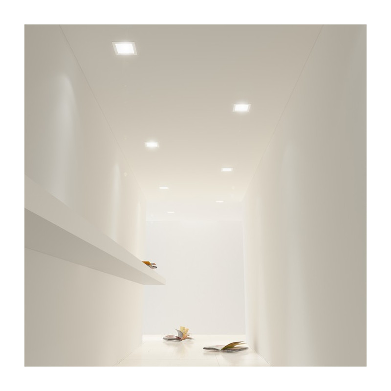 RENDL RENDL SLENDER SQ 17 zápustná bílá 230V LED 12W 3000K R10284