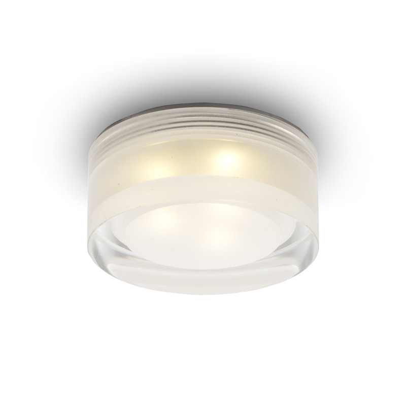 RENDL RENDL EOS R 3W zápustná čirá/satinovaný akryl 230V/350mA LED 3x1W 3000K R10289