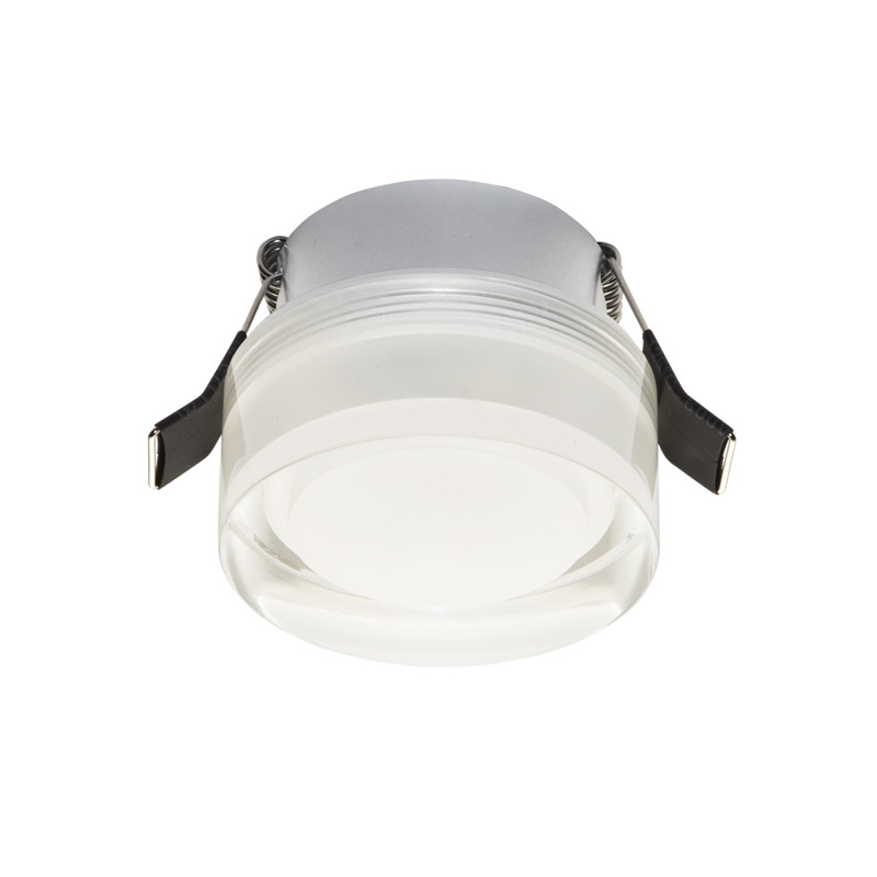 RENDL RENDL EOS R 3W zápustná čirá/satinovaný akryl 230V/350mA LED 3x1W 3000K R10289