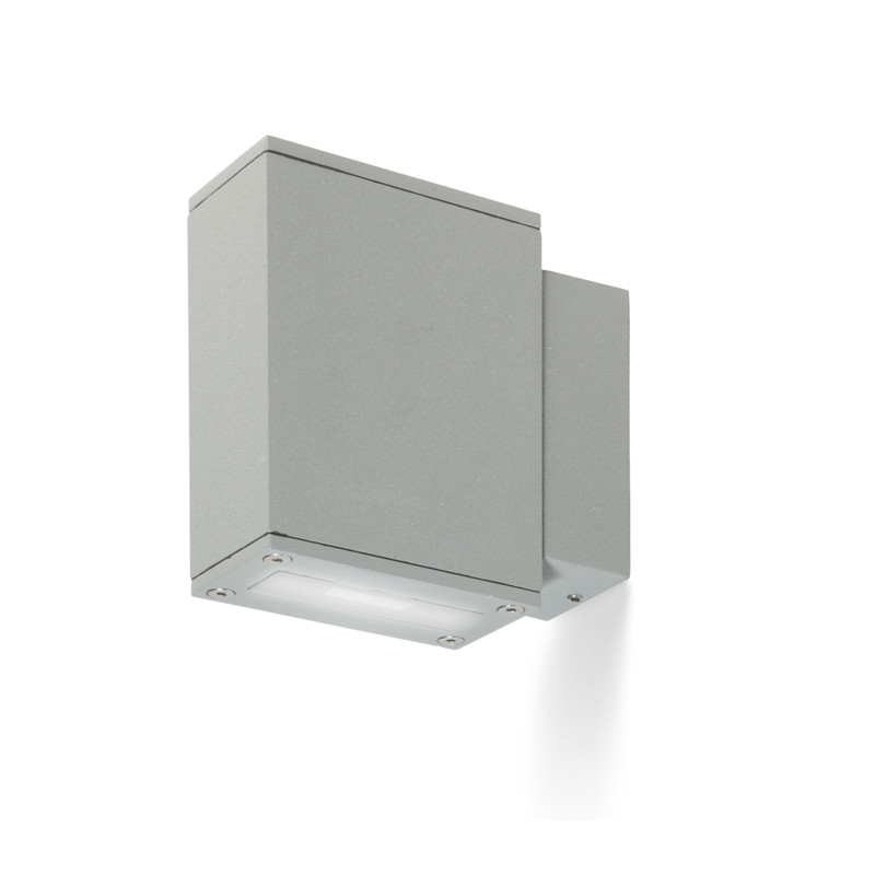 RENDL RENDL DIXIE 4x12 nástěnná stříbrnošedá 230V/700mA LED 2x3W 48° IP54 3000K R10356