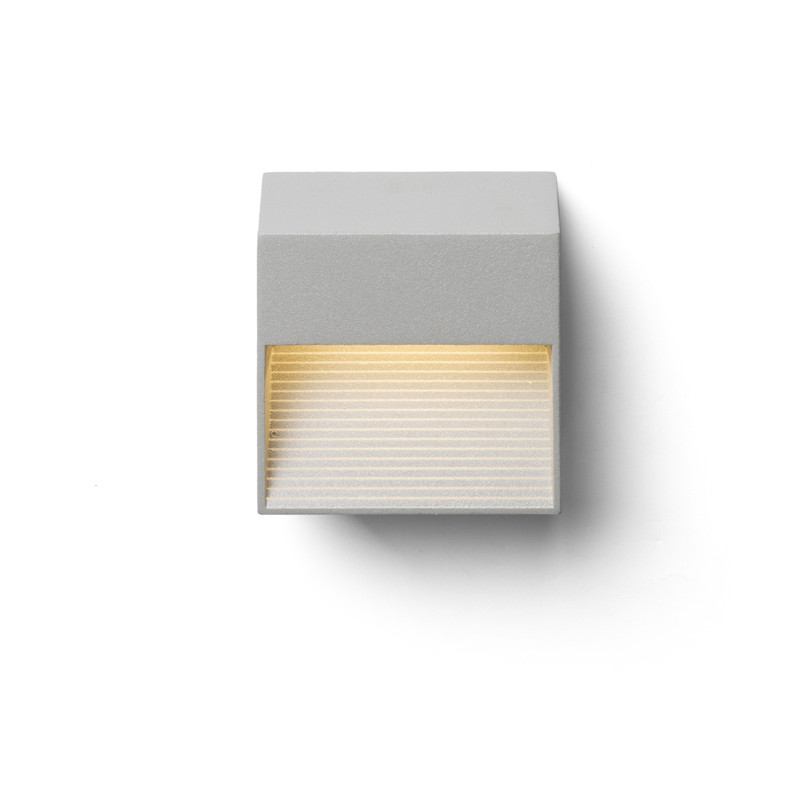 RENDL RENDL ITAKA nástěnná stříbrnošedá 230V LED 2W IP54 3000K R10379