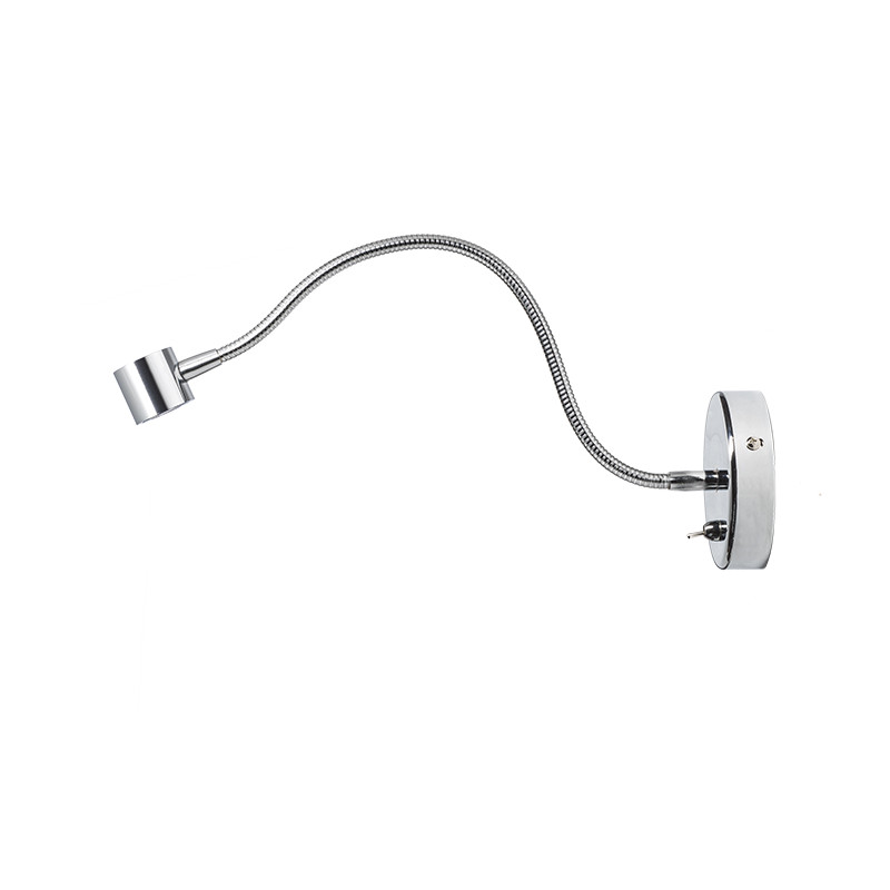 RENDL RENDL BOB na husím krku chrom 230V/500mA LED 3W 45° 3000K R10538