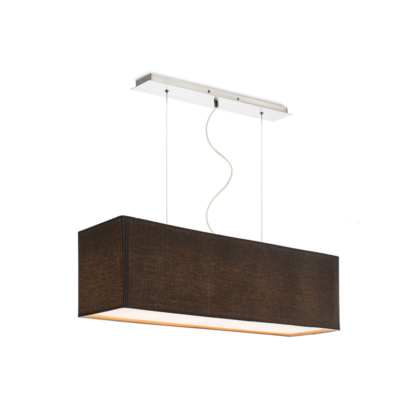 RENDL RENDL LOPE 80 závěsná černá matný nikl 230V LED E27 4x15W R10539