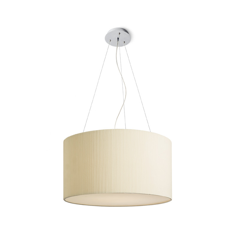 RENDL RENDL LALO 55 závěsná krémově bílá matný nikl 230V LED E27 3x15W R10540