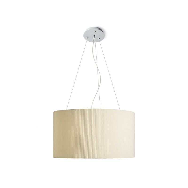 RENDL RENDL LALO 55 závěsná krémově bílá matný nikl 230V LED E27 3x15W R10540