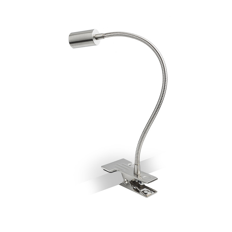 RENDL RENDL VERSA na klipu matný nikl 230V LED 3W 40° 3000K R10579