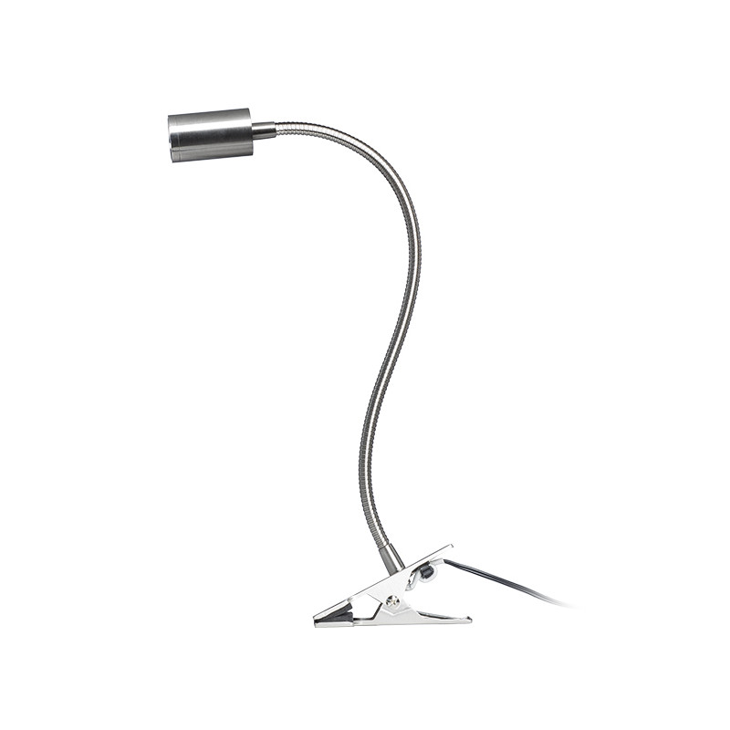 RENDL RENDL VERSA na klipu matný nikl 230V LED 3W 40° 3000K R10579