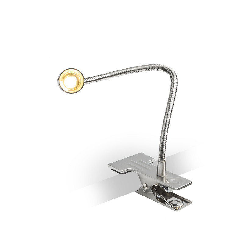 RENDL RENDL VERSA na klipu matný nikl 230V LED 3W 40° 3000K R10579