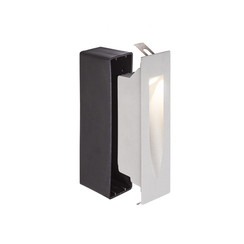 RENDL RENDL GAP zápustná stříbrnošedá 230V LED 3W IP54 3000K R10545
