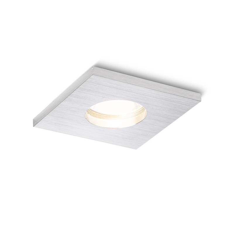 RENDL RENDL ASTOR SQ česaný hliník 230V GU10 50W IP65 R10574