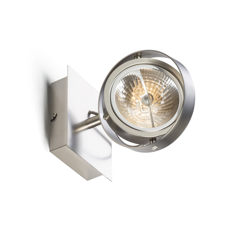 RENDL RENDL CASSIE nástěnná matný nikl 230V LED G53 15W R10591