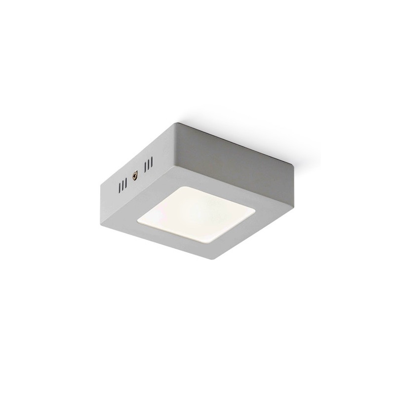 RENDL RENDL SLENDER SQ 12 přisazená matný nikl 230V LED 6W 3000K R11284