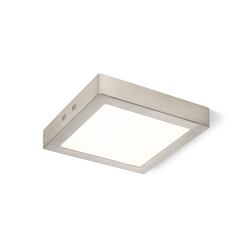 RENDL RENDL SLENDER SQ 22 přisazená matný nikl 230V LED 18W 3000K R11285