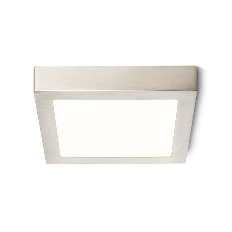 RENDL RENDL SLENDER SQ 22 přisazená matný nikl 230V LED 18W 3000K R11285
