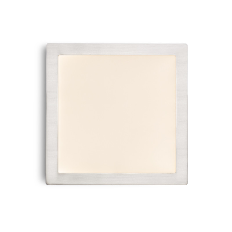 RENDL RENDL SLENDER SQ 30 přisazená matný nikl 230V LED 24W 3000K R11286