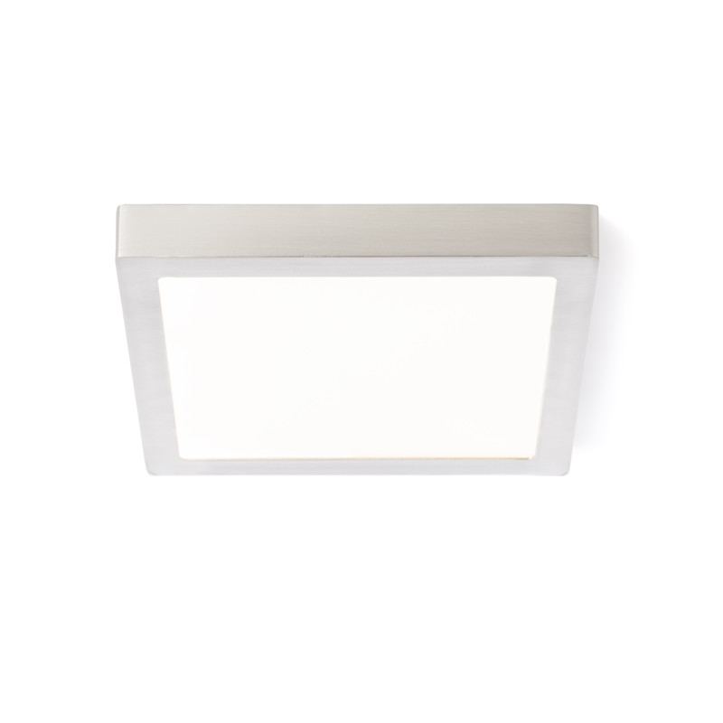 RENDL RENDL SLENDER SQ 30 přisazená matný nikl 230V LED 24W 3000K R11286