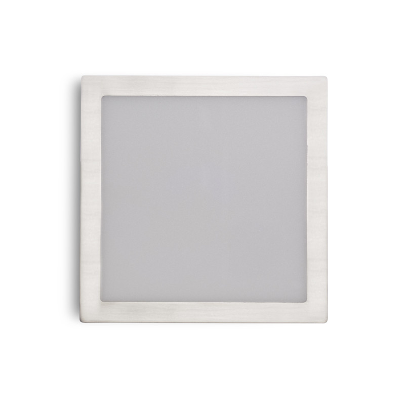 RENDL RENDL SLENDER SQ 30 přisazená matný nikl 230V LED 24W 3000K R11286