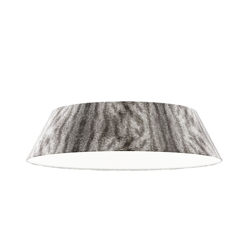 RENDL RENDL KARO 80/20 stínidlo Alaska šedá/bílé PVC max. 23W R11404