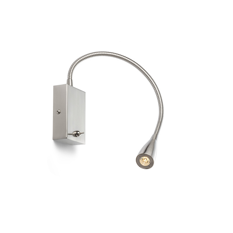 RENDL RENDL POINT nástěnná matný nikl 230V LED 3W 40° 3000K R11758