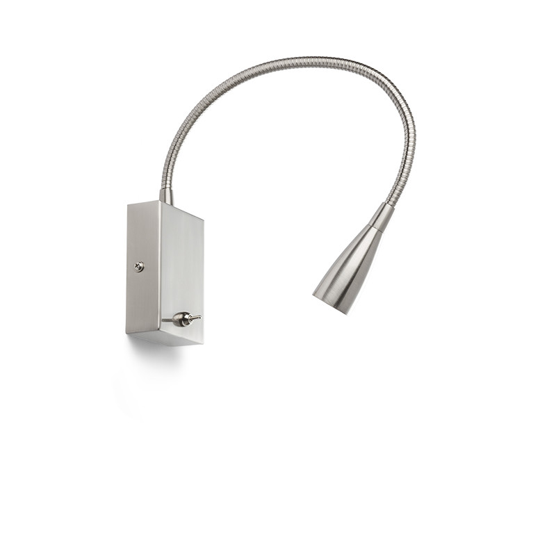 RENDL RENDL POINT nástěnná matný nikl 230V LED 3W 40° 3000K R11758