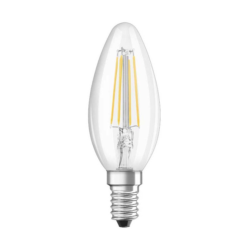 RENDL RENDL OSRAM Retrofit svíčková čirá 230V E14 LED EQ40 2700K G11849