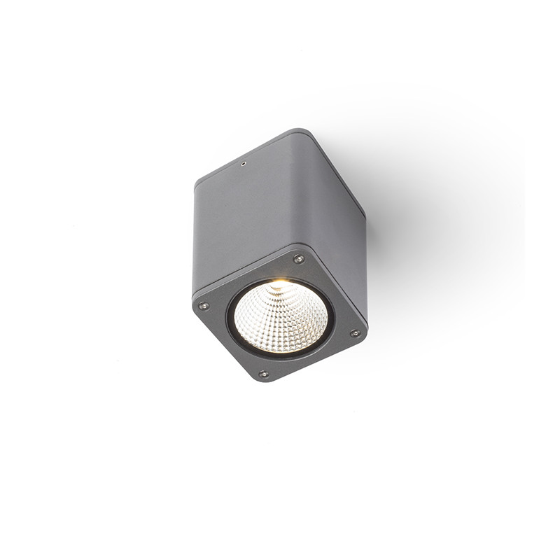 RENDL RENDL MIZZI SQ stropní antracitová 230V LED 12W 46° IP54 3000K R11966