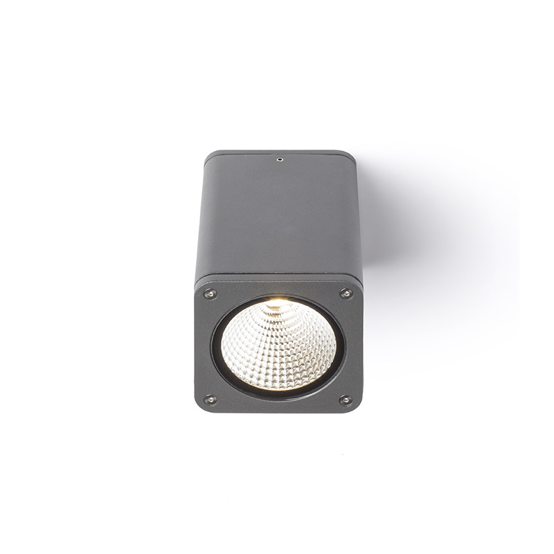 RENDL RENDL MIZZI SQ stropní antracitová 230V LED 12W 46° IP54 3000K R11966