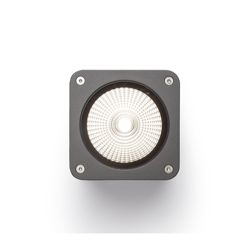 RENDL RENDL MIZZI SQ stropní antracitová 230V LED 12W 46° IP54 3000K R11966