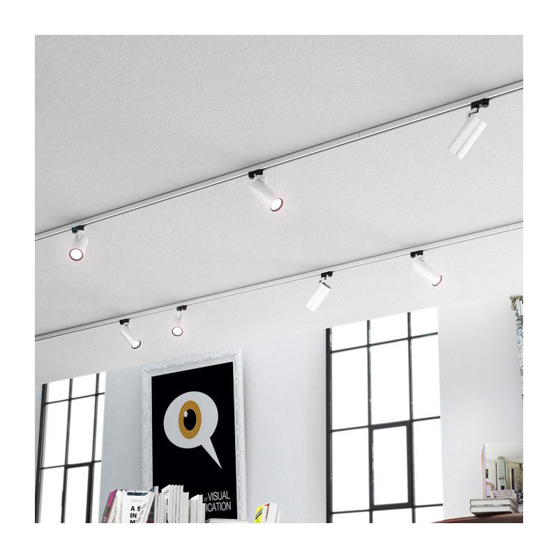 RENDL RENDL FANGIO pro tříokr. lištu stříbrnošedá 230V LED 25W 36° 3000K R12059