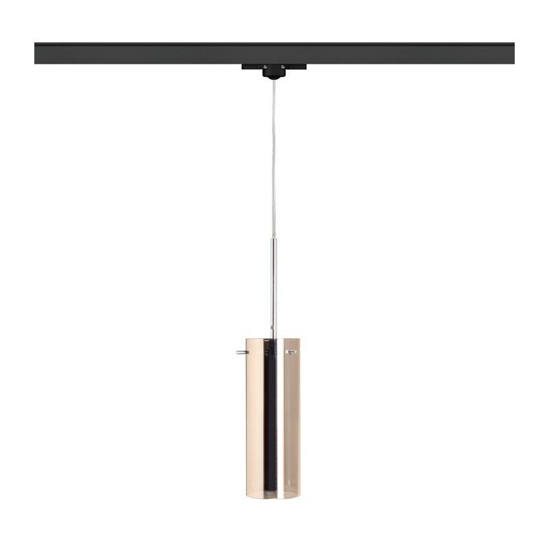 RENDL RENDL SANSSOUCI pro tříokr. lištu měděné sklo 230V LED E27 15W R12094