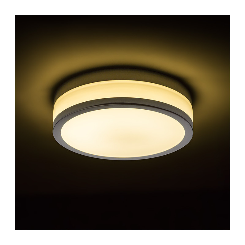 RENDL RENDL CIRA 22 stropní chrom 230V LED 13W IP44 3000K R12194
