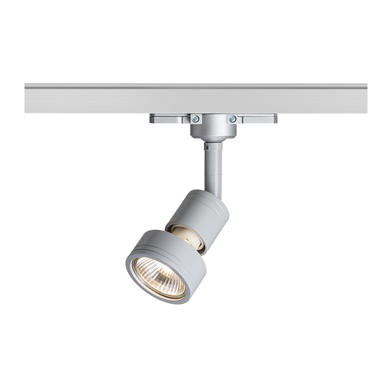 RENDL RENDL PURINA pro tříokr. lištu stříbrnošedá 230V LED GU10 8W R12318