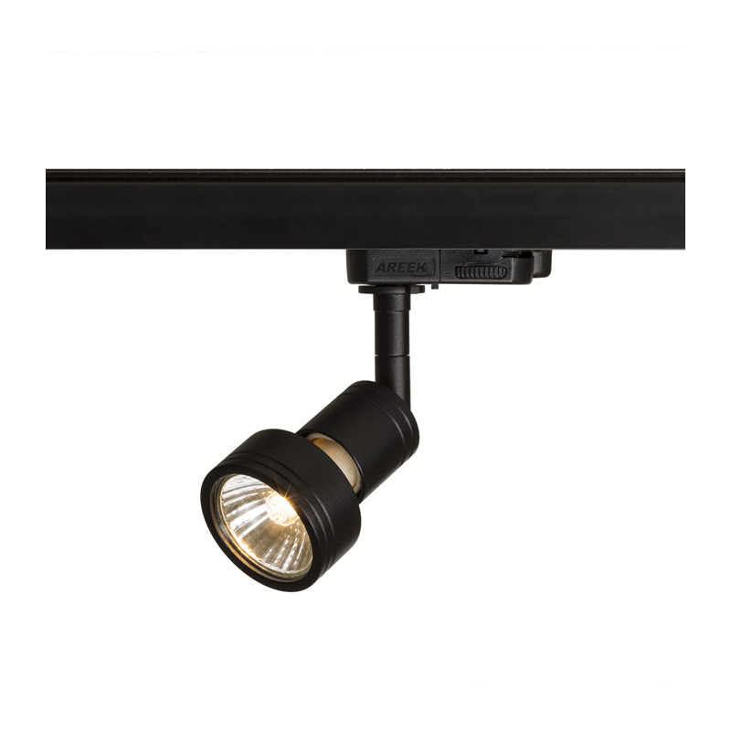 RENDL RENDL PURINA pro tříokr. lištu černá 230V LED GU10 8W R12319