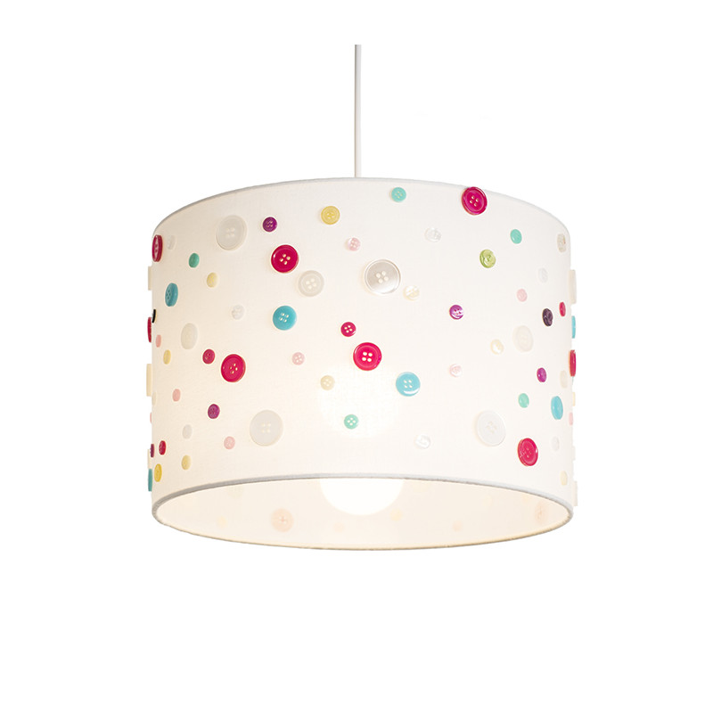 RENDL RENDL DELI 30/20 stínidlo bílá knoflíky max. 28W R12390