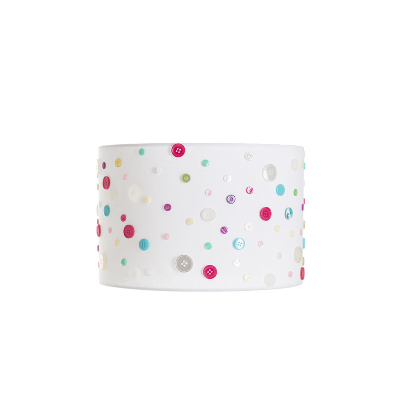 RENDL RENDL DELI 30/20 stínidlo bílá knoflíky max. 28W R12390