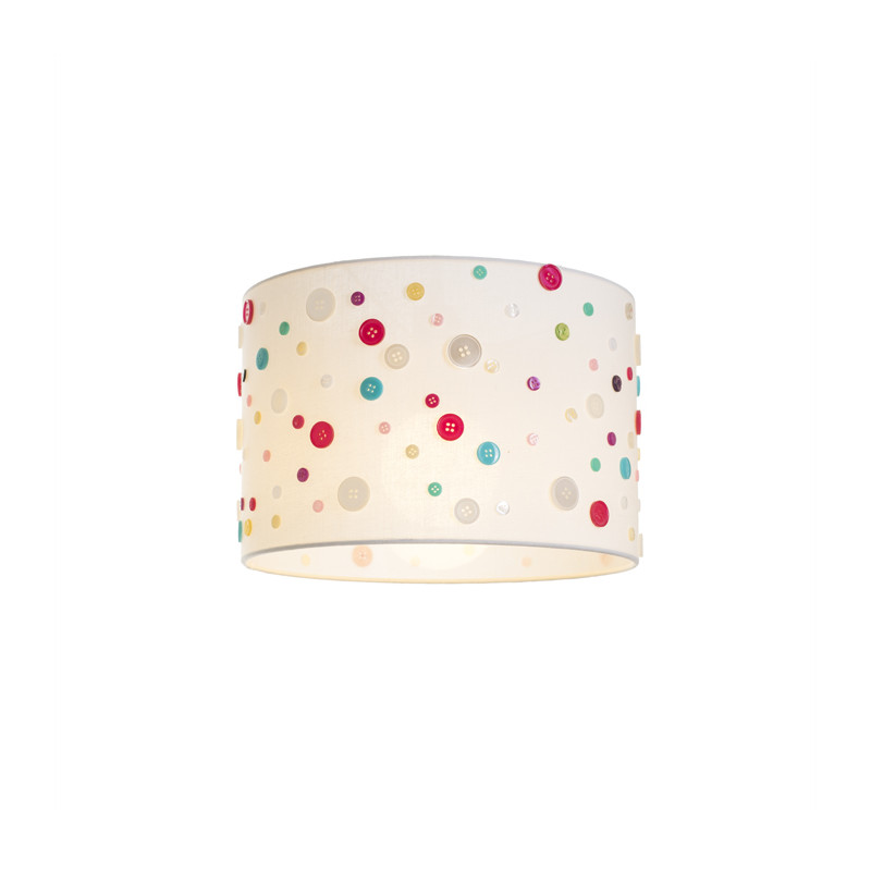 RENDL RENDL DELI 30/20 stínidlo bílá knoflíky max. 28W R12390