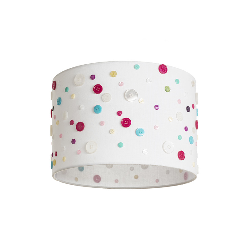 RENDL RENDL DELI 30/20 stínidlo bílá knoflíky max. 28W R12390