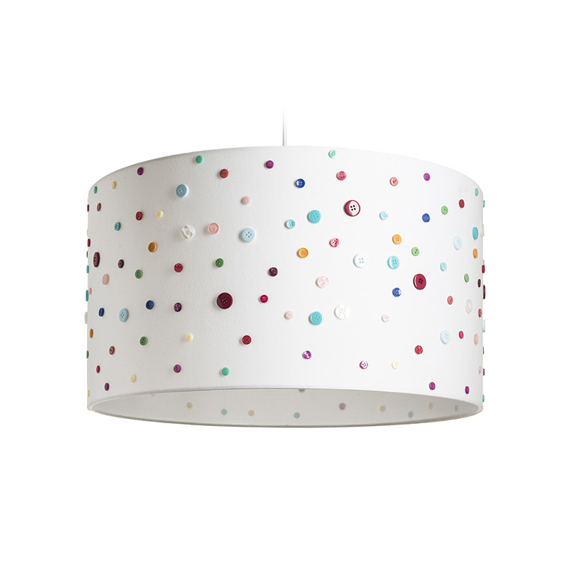 RENDL RENDL DELI 55/30 stínidlo bílá knoflíky max. 28W R12391